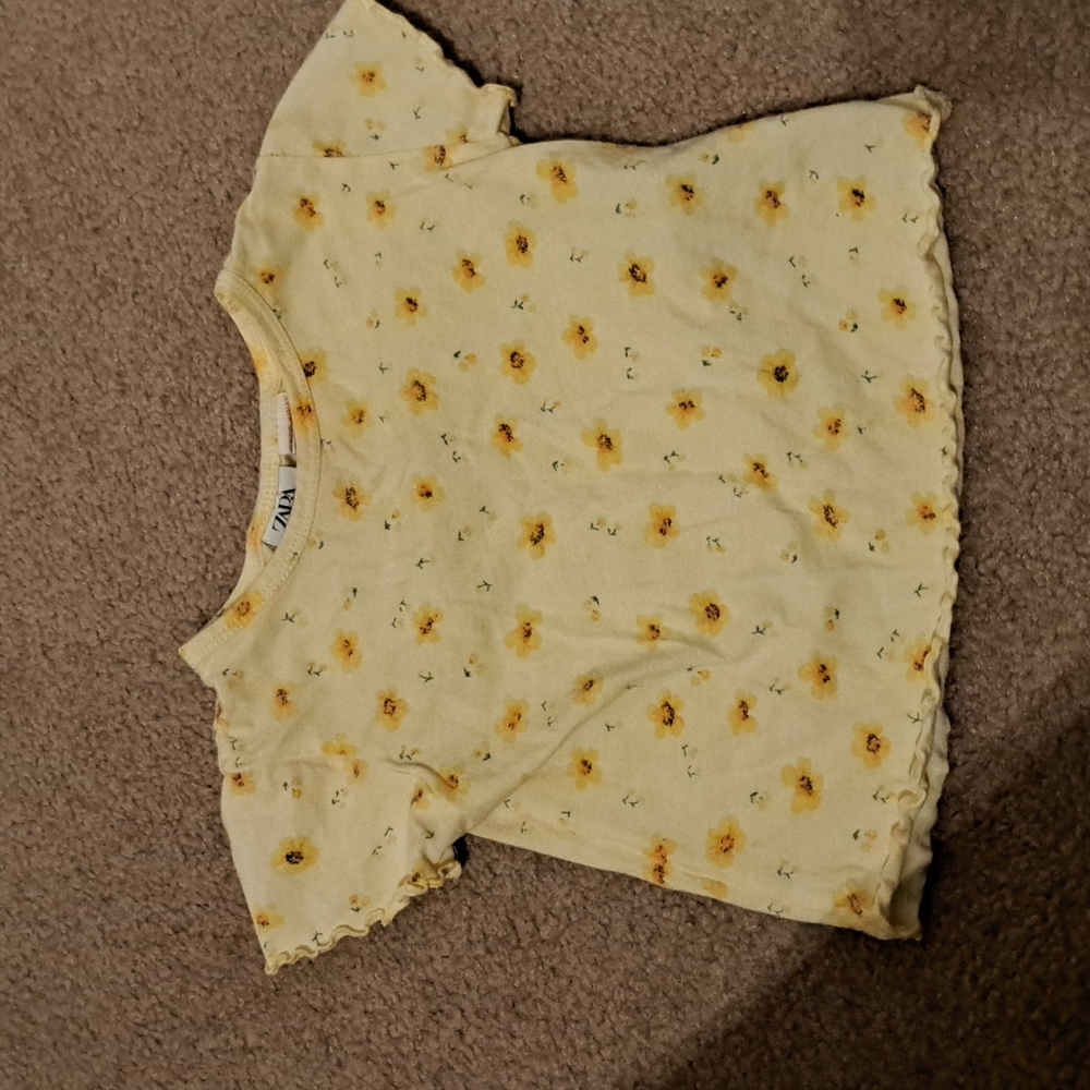 Zara Tshirt baby girl 3m floral